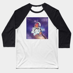 Space Chicken Baseball T-Shirt